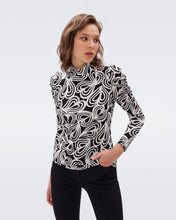 Load image into Gallery viewer, DVF	DOHA TOP HEART OCEAN LG