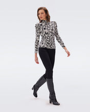 Load image into Gallery viewer, DVF	DOHA TOP HEART OCEAN LG