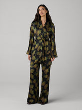 Load image into Gallery viewer, DVF	MAGDA JACKET GINGKO FANS BLACK