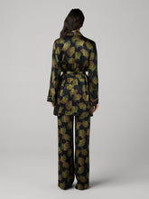 Load image into Gallery viewer, DVF	MAGDA JACKET GINGKO FANS BLACK