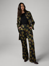 Load image into Gallery viewer, DVF	MAGDA JACKET GINGKO FANS BLACK