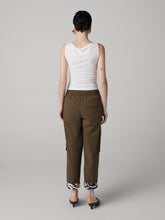 Load image into Gallery viewer, DVF	TALIA PANTS	DARK OLIVE