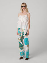 Load image into Gallery viewer, DVF	DIANE PANTS MARLENE BATIK GIANT IVORY