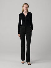 Load image into Gallery viewer, DVF	MASON PANTS BLACK GROUND WITH DOT LINE