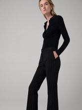 Load image into Gallery viewer, DVF	MASON PANTS BLACK GROUND WITH DOT LINE