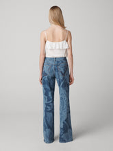 Load image into Gallery viewer, DVF	MABEL PANTS DANCING ROSE GIANT TONAL