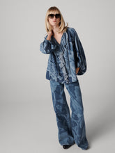 Load image into Gallery viewer, DVF	MABEL PANTS DANCING ROSE GIANT TONAL