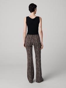 DVF	BROOKLYN PANTS PIAZATIGERMINICOFFEGRIN