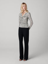 Load image into Gallery viewer, DVF	BROOKE STRAIGHT PANTS BLACK