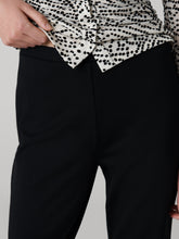 Load image into Gallery viewer, DVF	BROOKE STRAIGHT PANTS BLACK