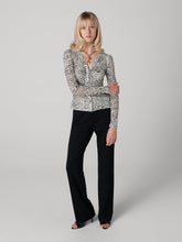 Load image into Gallery viewer, DVF	BROOKE STRAIGHT PANTS BLACK