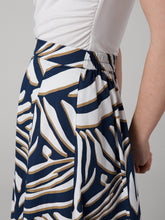 Load image into Gallery viewer, DVF	FINNLEY SKIRT SAVANNA SHADOW NAVY