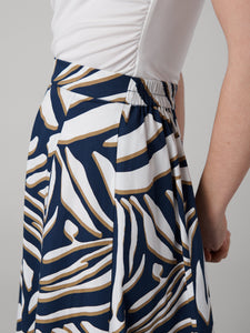 DVF	FINNLEY SKIRT SAVANNA SHADOW NAVY