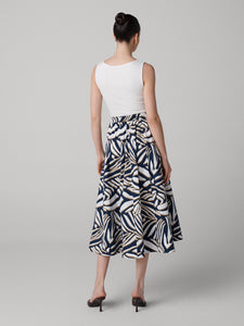 DVF	FINNLEY SKIRT SAVANNA SHADOW NAVY