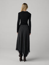 Load image into Gallery viewer, DVF	SYLVIE SKIRT SIGNATURE PINSTRIPE BLACK