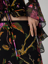Load image into Gallery viewer, DVF	LORETTA SKIRT SERENISSIMA BLACK