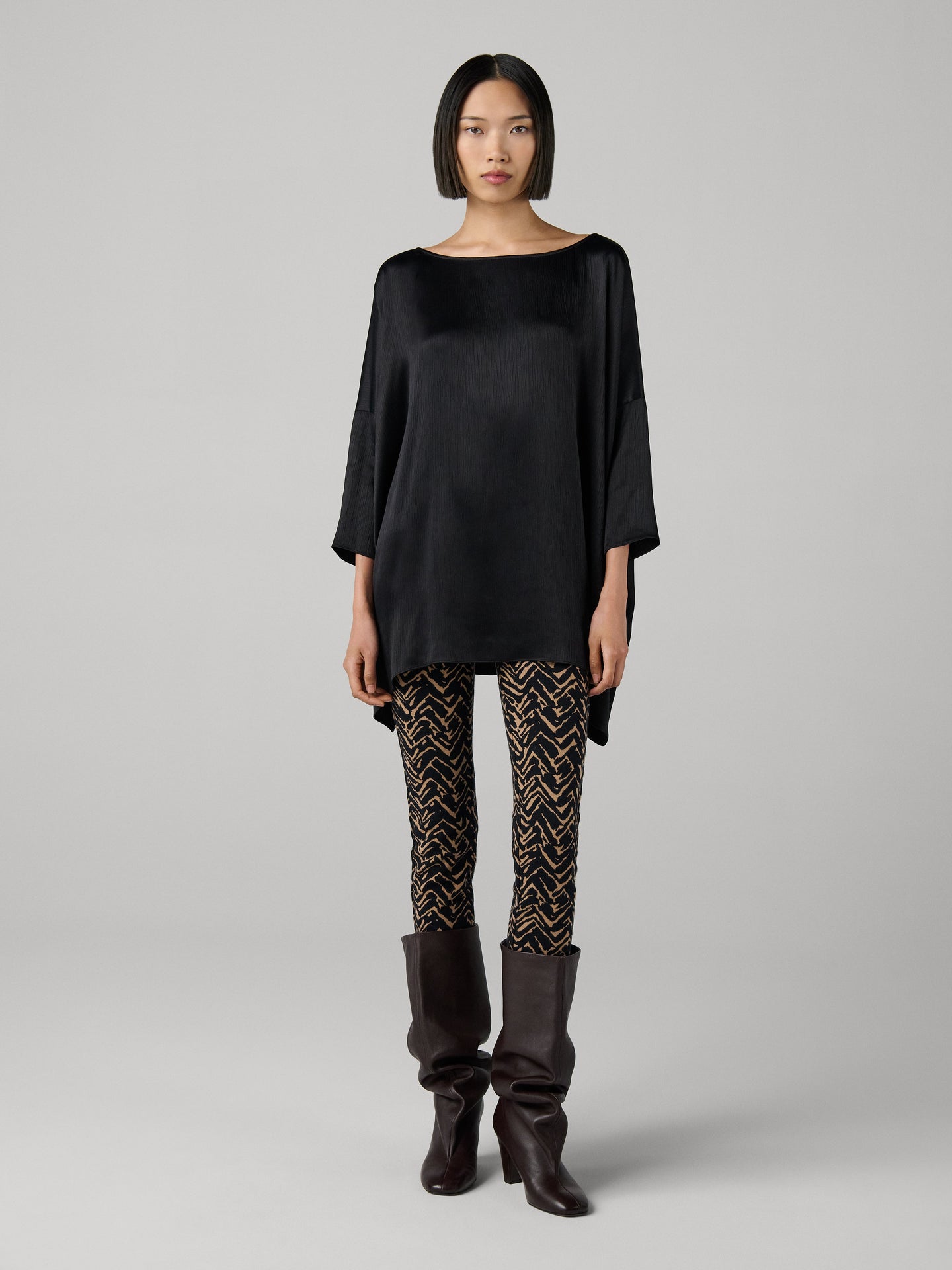 DVF	DIANE TOP BLACK