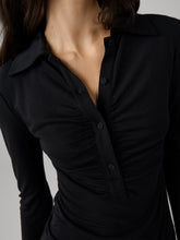 Load image into Gallery viewer, DVF	SHESKA TOP	BLACK