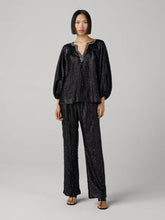 Load image into Gallery viewer, DVF	LIZA TOP BLACK