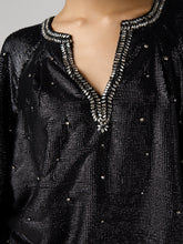 Load image into Gallery viewer, DVF	LIZA TOP BLACK