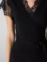 Load image into Gallery viewer, DVF	ROSA TOP BLACK