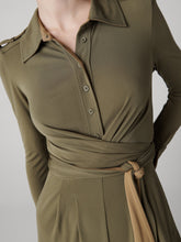 Load image into Gallery viewer, DVF	JACKIE JUMPSUIT BRUSSELS/PATINA