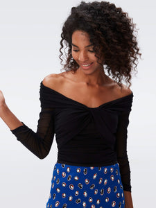 DVF	SALEM TOP BLACK