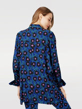 Load image into Gallery viewer, DVF	ALONA BLOUSE	FORTUNE VINE BLACK