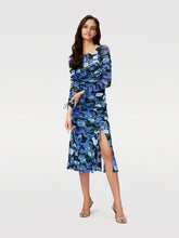 Load image into Gallery viewer, DVF	CORINNE DRESS DRAGON DANCE