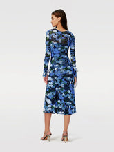 Load image into Gallery viewer, DVF	CORINNE DRESS DRAGON DANCE