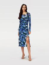 Load image into Gallery viewer, DVF	CORINNE DRESS DRAGON DANCE