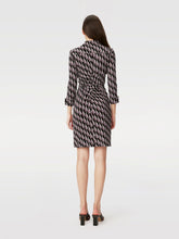 Load image into Gallery viewer, DVF SHESKA 3/4 DRESS BIRD WEAVE BERLIN