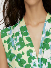Load image into Gallery viewer, DVF	LIVIA DRESS	EARTH FLORAL MULTI MED CH