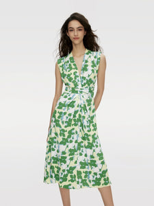 DVF	LIVIA DRESS	EARTH FLORAL MULTI MED CH