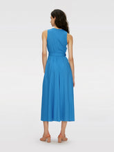 Load image into Gallery viewer, DVF	ELLIOT MIDI DRESS CERULEAN BLUE