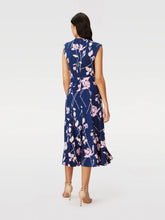 Load image into Gallery viewer, DVF LEORA DRESS FINAL ACT FLORAL BLUSH PINK