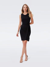 Load image into Gallery viewer, DVF	EMINA DRESS	BLACK