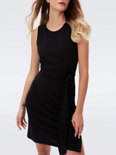 Load image into Gallery viewer, DVF	EMINA DRESS	BLACK