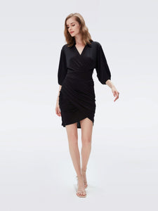 DVF	TROIAN DRESS BLACK