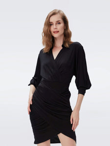 DVF	TROIAN DRESS BLACK