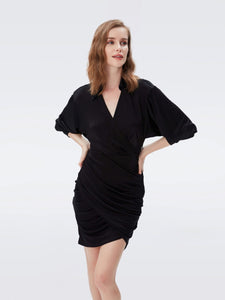 DVF	TROIAN DRESS BLACK