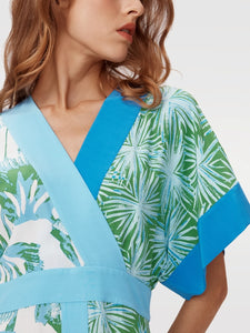 DVF	SOFIE DRESS	SEA TREES SEA HOLLY GREEN