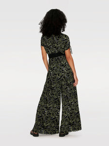 DVF	ANDRA JUMPSUIT RIBBON SNAKE MED