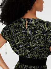 Load image into Gallery viewer, DVF	ANDRA JUMPSUIT RIBBON SNAKE MED