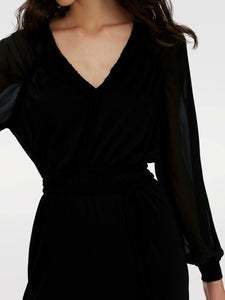 DVF	OPHELIA JUMPSUIT BLACK