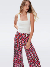 Load image into Gallery viewer, DVF	HOLLY PANTS	ARTA GEO PINK ME