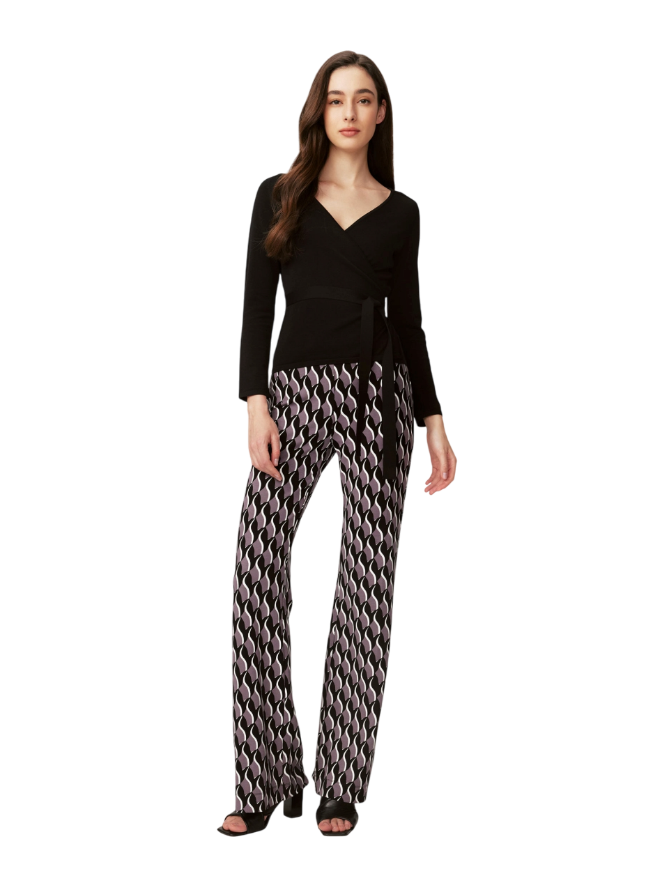 DVF BROOKLYN PANTS BIRD WEAVE BERLIN