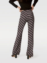 Load image into Gallery viewer, DVF BROOKLYN PANTS BIRD WEAVE BERLIN