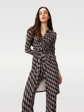 Load image into Gallery viewer, DVF BROOKLYN PANTS BIRD WEAVE BERLIN