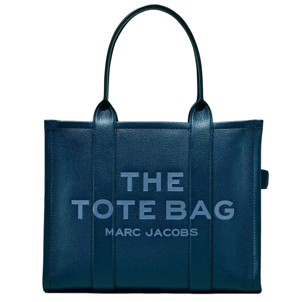 THE LEATHER LARGE TOTE BAG